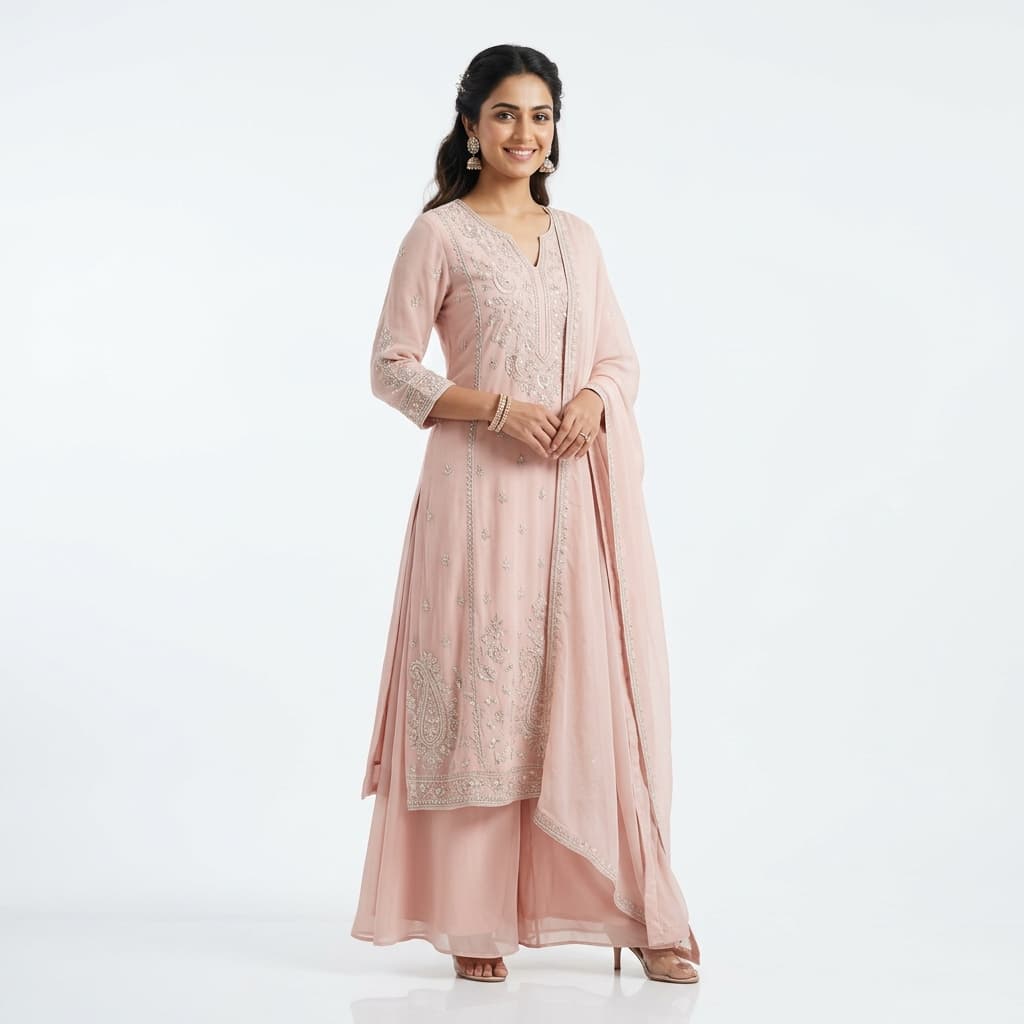 Sage Floral Print Kurti